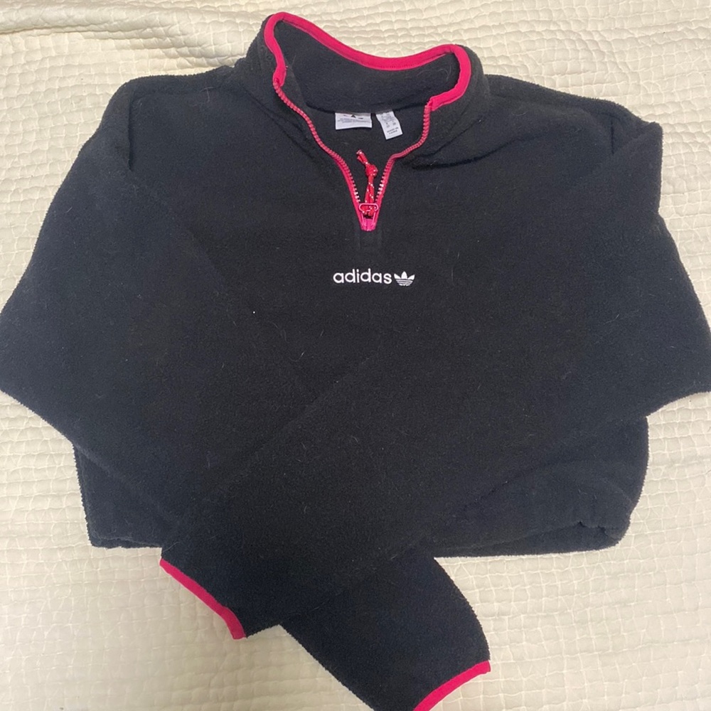 Adidas cropped fleece